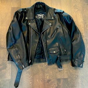 VINTAGE First Genuine Leather Men’s Jacket Size 52